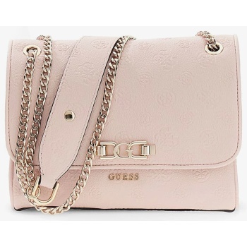 τσάντα guess anise convertible cross body flap light rose σε προσφορά