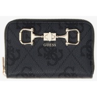 πορτοφόλι guess janie logo slg med zip around coal logo universal