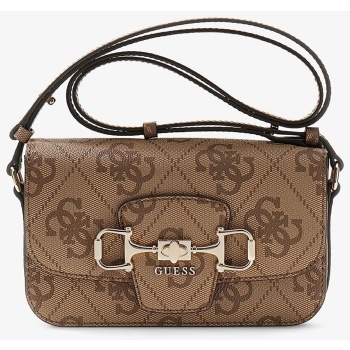 τσάντα guess janie logo convertible cross body flap latte σε προσφορά