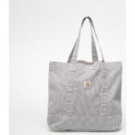 τσάντα carhartt wip mercer tote bag mercer stripe/ graphite/ wax universal