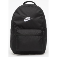 σακίδιο πλάτης nike heritage backpack 2.0 23l black/ black/ white 23 l