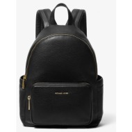 σακίδιο πλάτης michael kors tanner medium pebbled leather backpack black universal