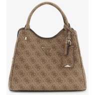guess meridian ii sml girlfriend carryall latte logo universal
