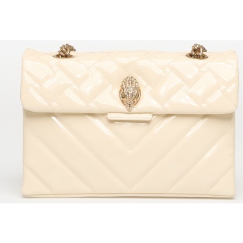 kurt geiger leather kensington bag cream universal σε προσφορά