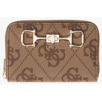 πορτοφόλι guess janie logo slg med zip around latte logo σε προσφορά