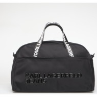 karl lagerfeld jeans nylon gymbag black universal