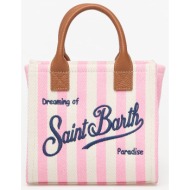 mc2 saint barth vanity bag mini bag hb stripes leather universal