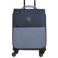 βαλίτσα καμπίνας bg berlin aerolite 55cm x 37cm x 20cm bg003-85-blue-19-blue