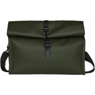 τσάντα ταχυδρόμου rains rolltop messenger 13940-green