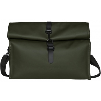 τσάντα ταχυδρόμου rains rolltop messenger 13940-green σε προσφορά