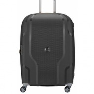 σκληρή βαλίτσα delsey clavel expandable 70cm x 47.5cm x 30,5cm 384582000-black