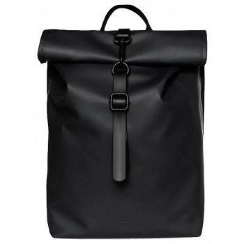 τσάντα πλάτης rains rolltop rucksack mini 13610-01-black