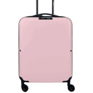 βαλίτσα καμπίνας bg berlin pegasus foldable 55x39.5x21/11cm sd-008-55-pink-rose