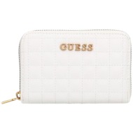 πορτοφόλι guess tia slg medium zip around swqa9187400-gu0-whi γυναικείο