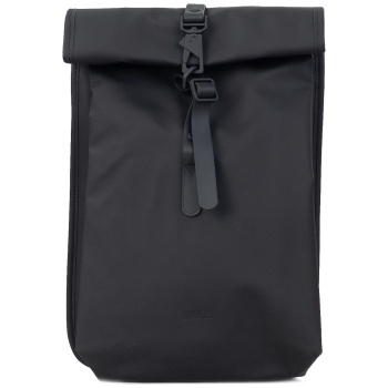 τσάντα πλάτης rains rolltop rucksack mini 13330-01-black