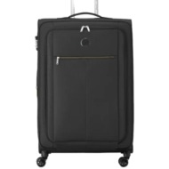 μαλακή βαλίτσα delsey 79x50x34cm με 4 διπλές ρόδες pin up 6 343082100-black