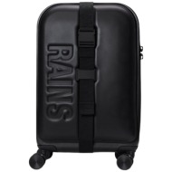 βαλίτσα καμπίνας rains texel w3 55x33x25cm 14190-black