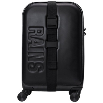 βαλίτσα καμπίνας rains texel w3 55x33x25cm 14190-black σε προσφορά