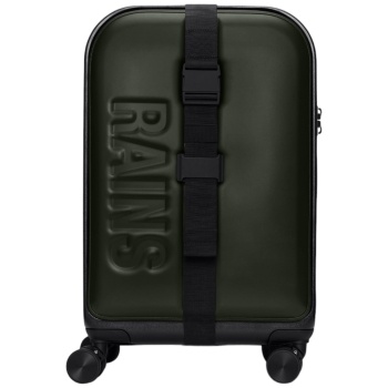 βαλίτσα καμπίνας rains texel w3 55x33x25cm 14190-green σε προσφορά