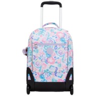 σχολική τσάντα kipling sari aqua flowers i4420-2fw κορίτσι