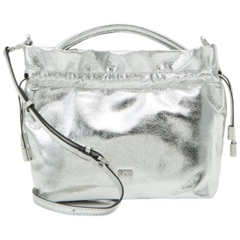 τσάντα ώμου dkny feven top handle crossbody r33eqx03-sil σε προσφορά