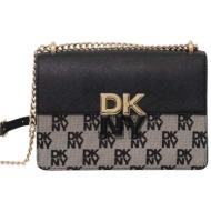 τσάντα ώμου dkny flaps echo r423ye31-xlb γυναικείο