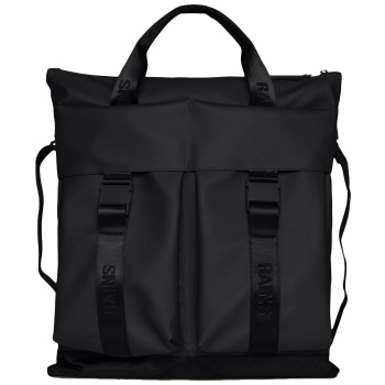 τσάντα χειρός rains trail tote 14360-01-black σε προσφορά