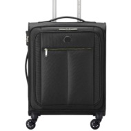 βαλίτσα καμπίνας delsey 56x41x22cm slim με 4 διπλές ρόδες pin up 6 343080300-black