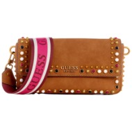 τσάντα ώμου guess radar flap crossbody eb877920-cog γυναικείο