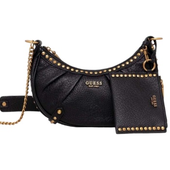 τσάντα ώμου guess clelia crossbody hwvb8996120-bla γυναικείο σε προσφορά