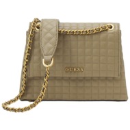 τσάντα ώμου guess tia convertible flap hwqa9187210-gu-sag γυναικείο