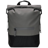 τσάντα πλάτης rains trail rolltop w3 14320-grey
