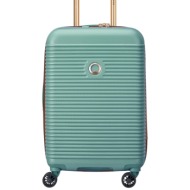 βαλίτσα καμπίνας delsey τροχήλατη expandable freestyle 55×35×25cm 385980143ε9-almond