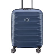 βαλίτσα καμπίνας delsey τροχήλατη slim meteor expandable 55×40×20/22cm 386980312ε9-blue