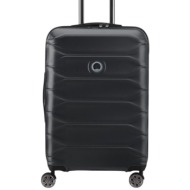 βαλίτσα καμπίνας delsey τροχήλατη expandable meteor 68×44×26.5/29.5cm 386981000ε9-black
