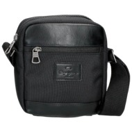 τσάντα ώμου pepe jeans 19.5χ15x6 joumma 420058522020-black ανδρικό