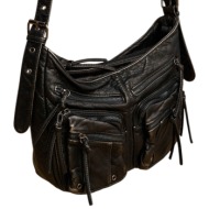 τσάντα ώμου attrattivo με τσέπες 9t22527-black γυναικείο