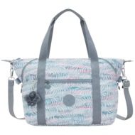 τσάντα ώμου kipling 27x44x20cm art i5991-3qn-palmtree leaves γυναικείο