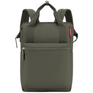 τσάντα πλάτης reisenthel 29x43x15 allrounder mf5200-moss