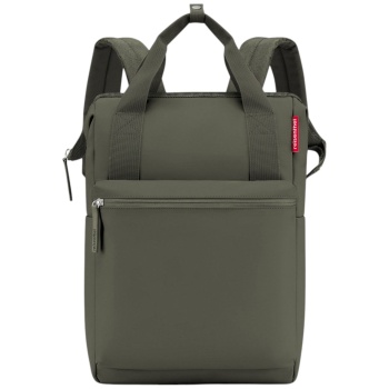 τσάντα πλάτης reisenthel 29x43x15 allrounder mf5200-moss