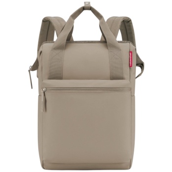 τσάντα πλάτης reisenthel 29x43x15 allrounder mf6201-taupe