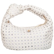 τσάντα χειρός capodarte με ιδιαίτερο σχέδιο 4603813-branco γυναικείο