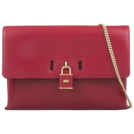 τσάντα ώμου dkny palmer r24gxt94-8rd γυναικείο