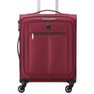 βαλίτσα καμπίνας delsey τροχήλατη 56x41x22 slim 4 διπλές ρόδες pin up 6 343080304-burgundy