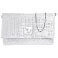 τσάντα χειρός by byblos perseus bybs01b06-silver γυναικείο