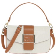 τσάντα χειρός by byblos atmoshere bybs24b02-camel γυναικείο