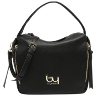 τσάντα χειρός by byblos libra bybs34b02-black γυναικείο
