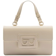 τσάντα χειρός by byblos venus bybs13b02-ivory γυναικείο