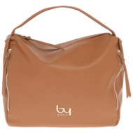 τσάντα χειρός by byblos libra bybs34b02-tan γυναικείο