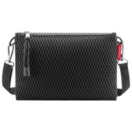 τσάντα ώμου reisenthel 25x17 mesh gk7082-black γυναικείο